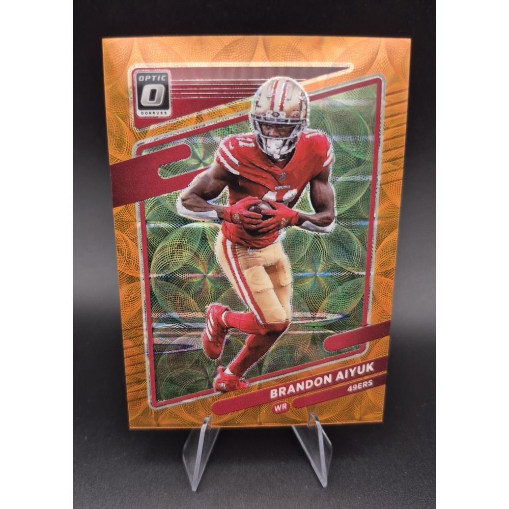 2021 Donruss Optic Brandon Aiyuk #189 Orange Scope /79 San Francisco 49ers